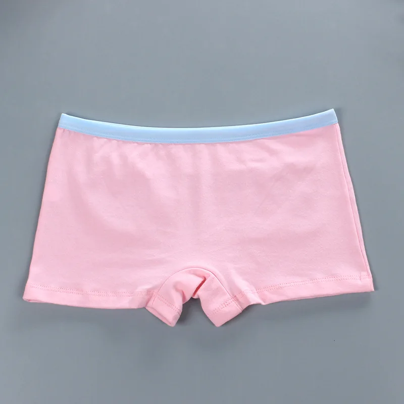 Teens Girls Boxer Panties For Children Briefs Cotton Letter Print Sports Teenage Panties Soft Breathable Kids Underwear