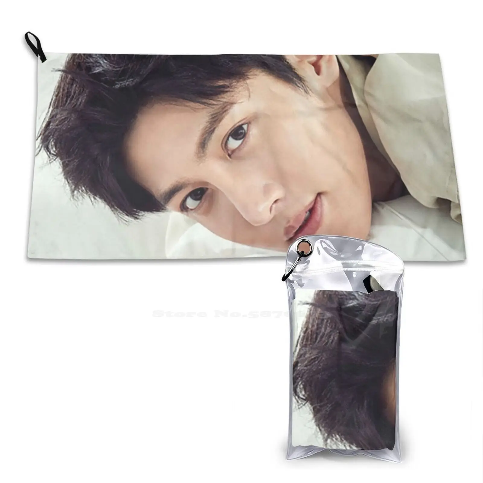 Ji Chang Wook Gym Outdoor Sports Fitness Towel Bath Washcloth Ji Chang Wook Actors Korea Actor Oppa Ji Changwook South Korea