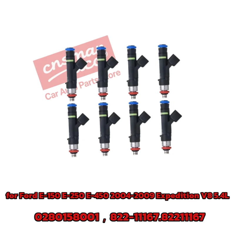 

Для 5,4L V8 2004-2009 8 шт. комплект топливных форсунок 0280158001 для Ford E150 E250 Expedition F150 F250