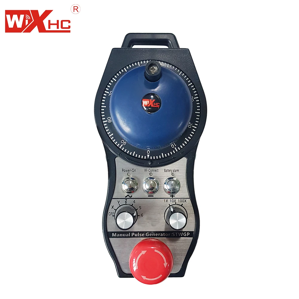 

CNC 6Axis Controller MPG Pendant Handwheel Manual Pulse Generator with Emergency Stop Electrinoic Encoder for CNC System