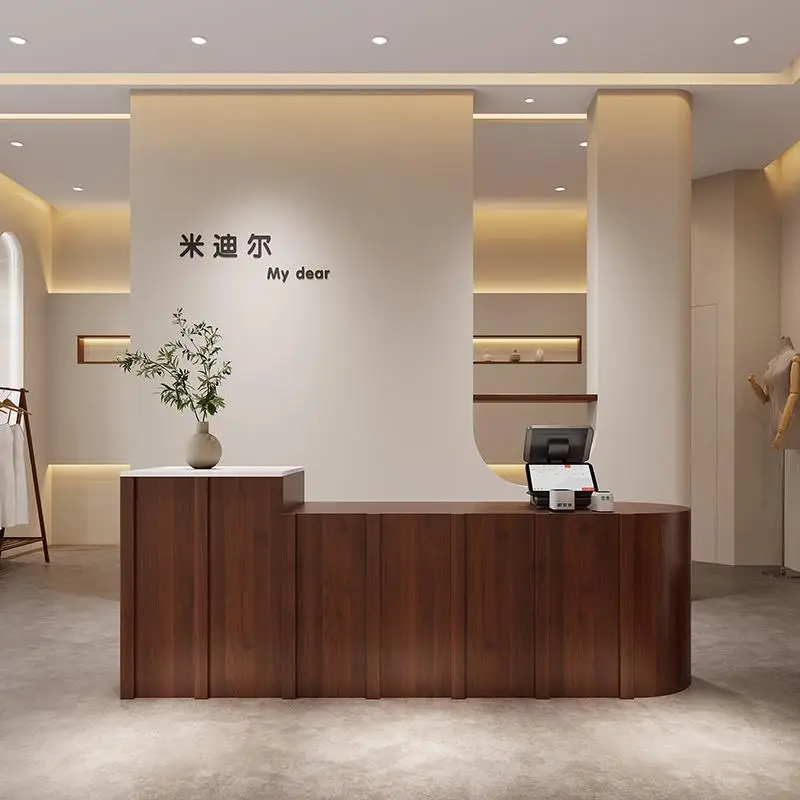 

Beauty Luxury Reception Desks Modern Shop Bar Hotel Restaurant Executive Reception Desks Organizers Mostrador Lounge Furniture