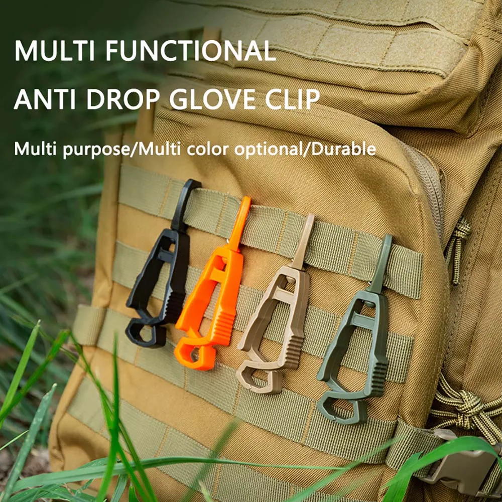 Camping Multifunctional Glove Clip Hanger Safety Glove Holder Plastic Working Gloves Clip Work Clamp Safety Work Glove Guard