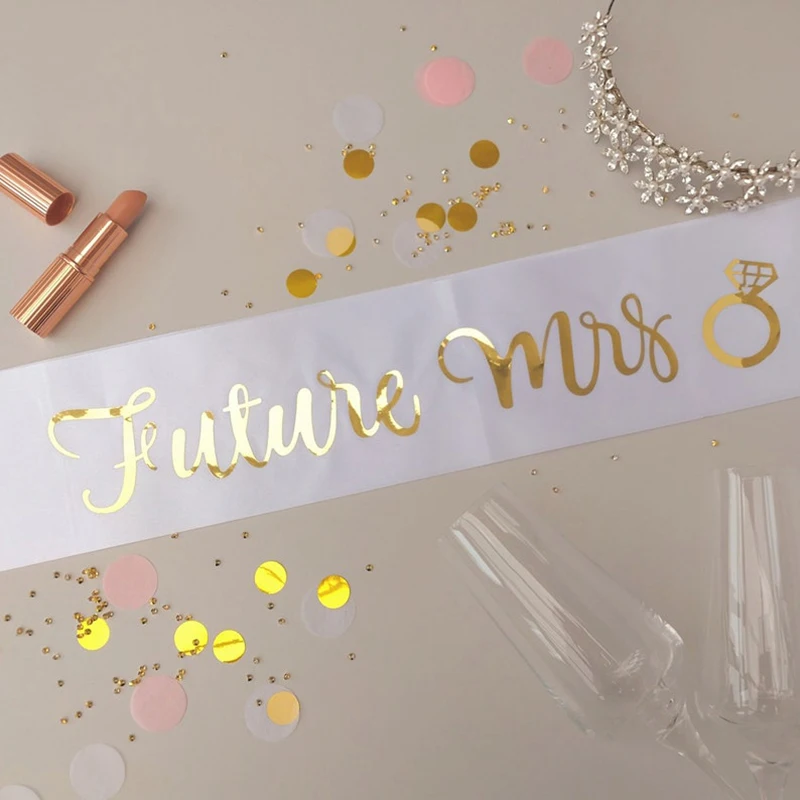 Custom Wedding Future Mrs Sash, Hen Party Sash, Bachelorette Party, Bridal Shower, Team Bride