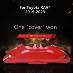 For Toyota RAV4 Car Brake Caliper Cover Aluminum Kit Front Rear Wheel Modification Decoration 2019 2020 2021 2022 2023