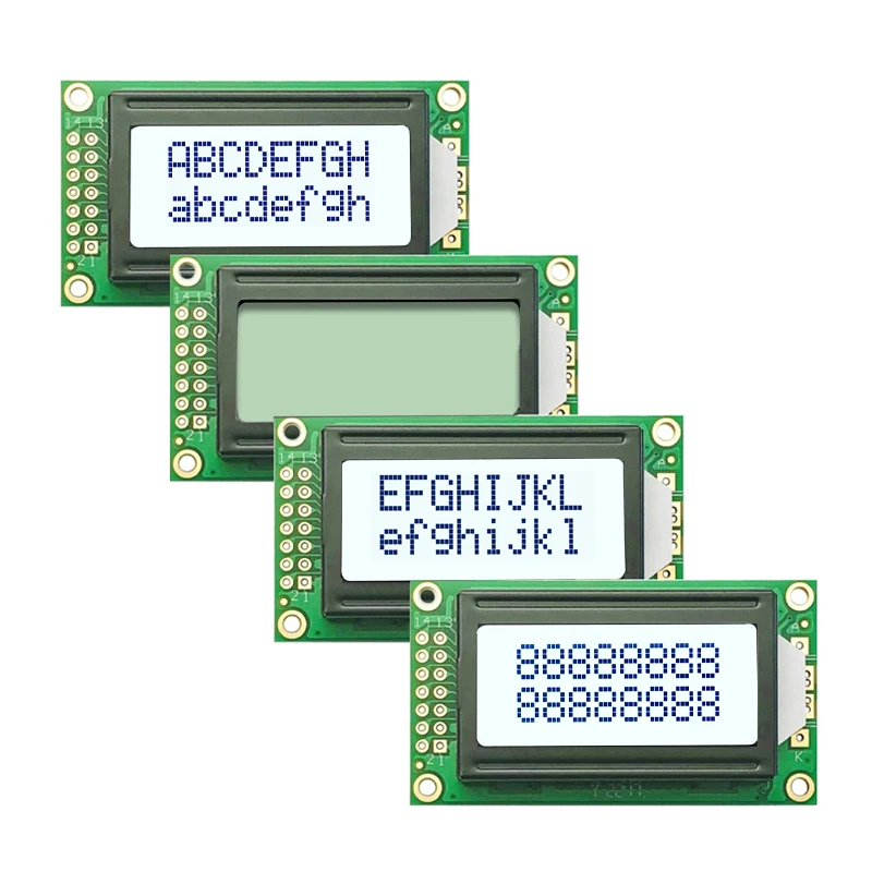 Fstn 0802lcd Display Module 08 * 02lcd Module Tekens 8 Tekens * 2 Lijnen Ingebouwde Controller SPLC780D Of KS0066