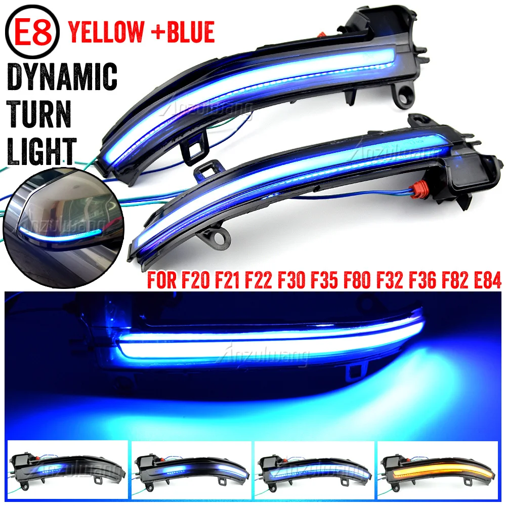 For BMW F20 F21 F22 F30 E84 1 2 3 4 Series LED Dynamic Turn Signal Light Flasher Flowing Water Blinker Flashing Light