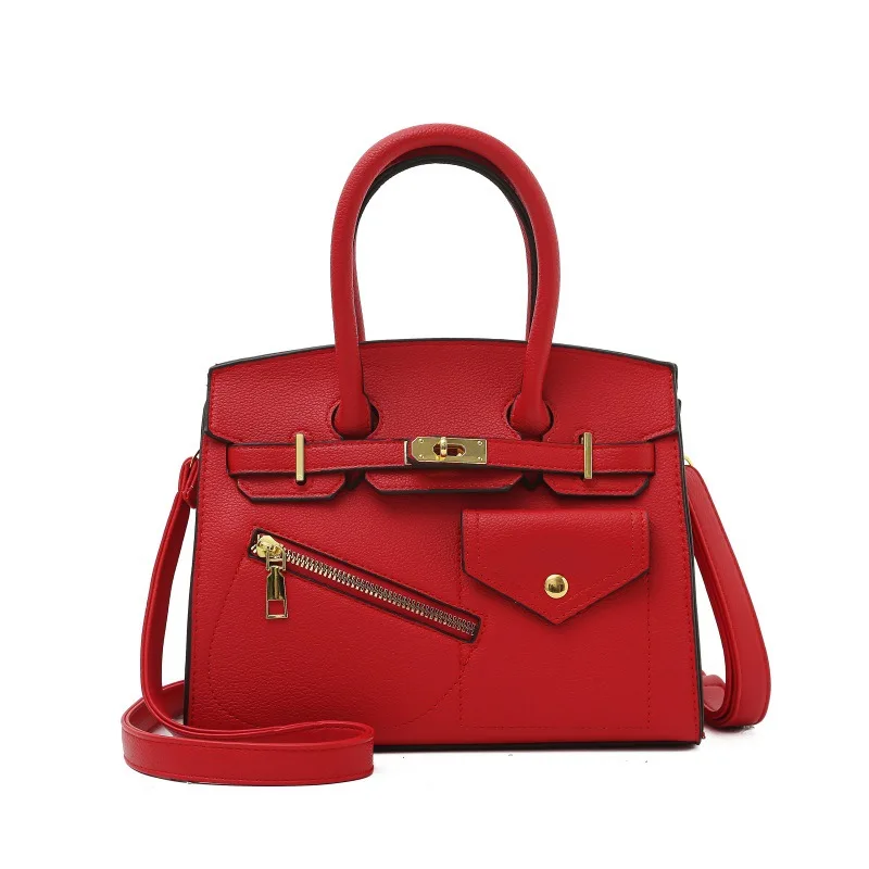 حقيبة حمل ذات سعة كبيرة، حقيبة يد عصرية وبسيطة، حقيبة سفر نسائية متعددة الاستخدامات