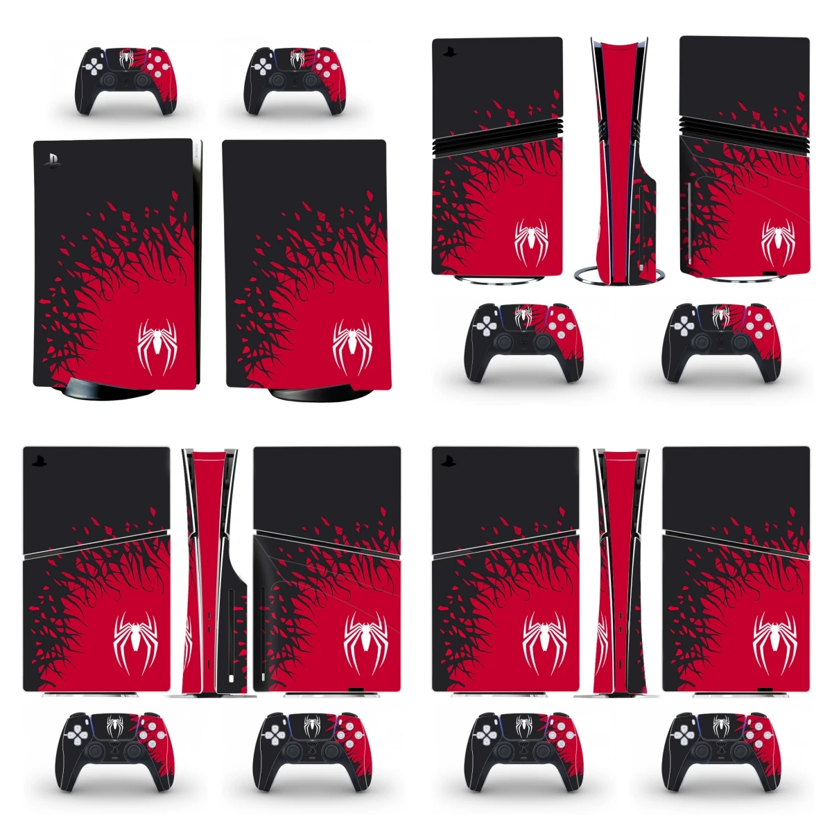 adesivo-de-vinil-super-heroi-para-ps5-slim-edicao-digital-e-com-leitor-de-disco-ps5-pro-edicao-com-leitor-de-disco-e-ps5-fat-para-console-e-2-controles