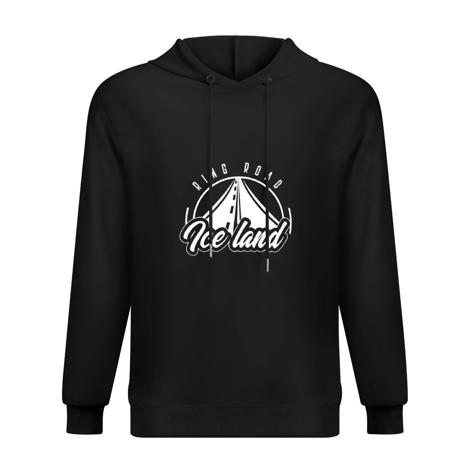 

Vintage Rind Road Iceland Travel product, Traveling print Hoodie men's clothes autumn fashion men men clothes hoodie man