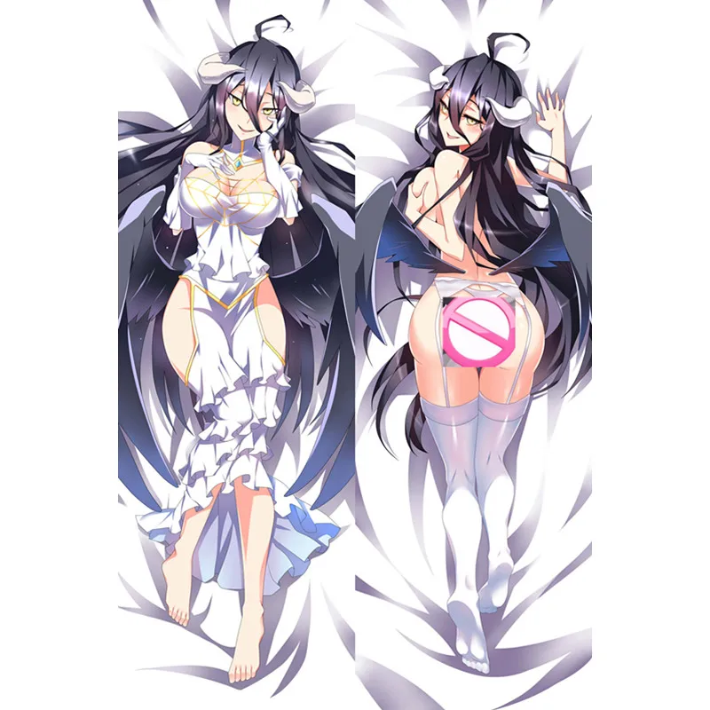 مثير أنيمي أفرلورد ألبيدو الشيطانة Shalltear Dakimakura حالة كوساكا كيرينو الجسم المعانقة وسادة تغطي أوتاكو هدايا غامضة