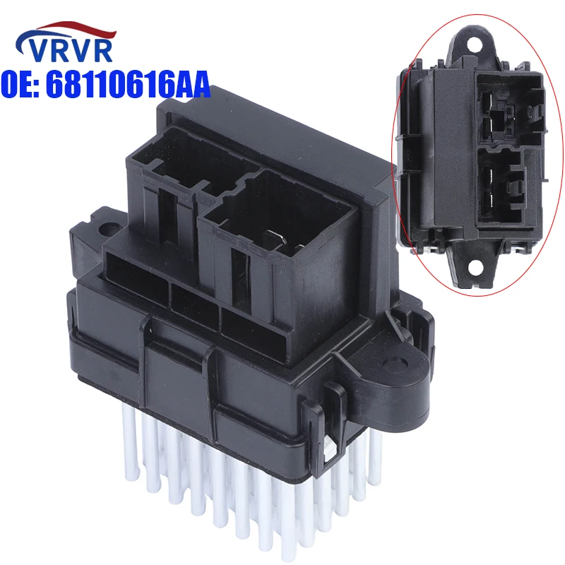 68110616AA 68110616AB Heater Motor Blower Resistor For 2008-2016 Chevrolet Chrysler 300 Town Country Dodge Grand Caravan Charger