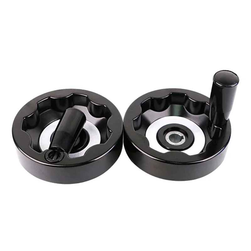 1pcs Foldable Handwheel Handle M4 M6 Revolving Handwheel Machine Handle Revolving Handle Milling Machine Thumb Screw