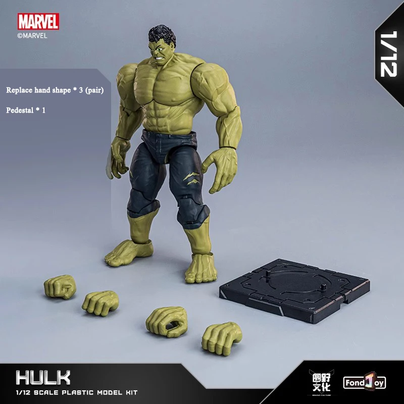 Original Fondjoy Marve Figures Hulk Thanos Captain America Spider-Man Thor Iron Man Cool Boy Toys Custom Models Dolls Kids Gifts - view 4
