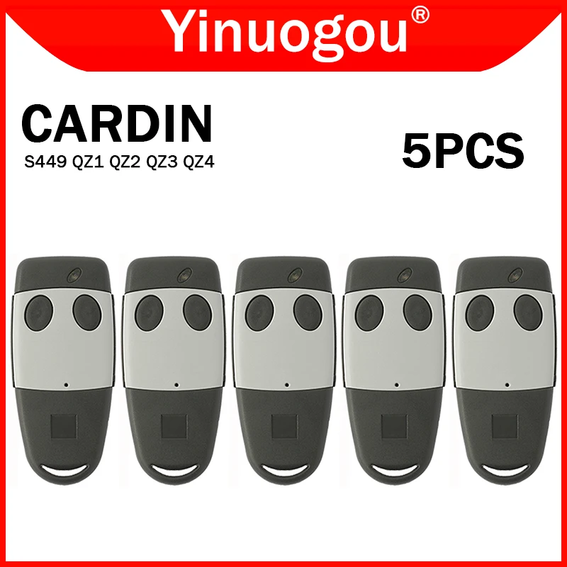 5 Stück CARDIN S449 QZ2 QZ4 Garage Tür/Tor Fernbedienung 433,92 MHz Für CARDIN QZ1 QZ3 TXQ449100 TXQ449200 TXQ449300 TXQ449400