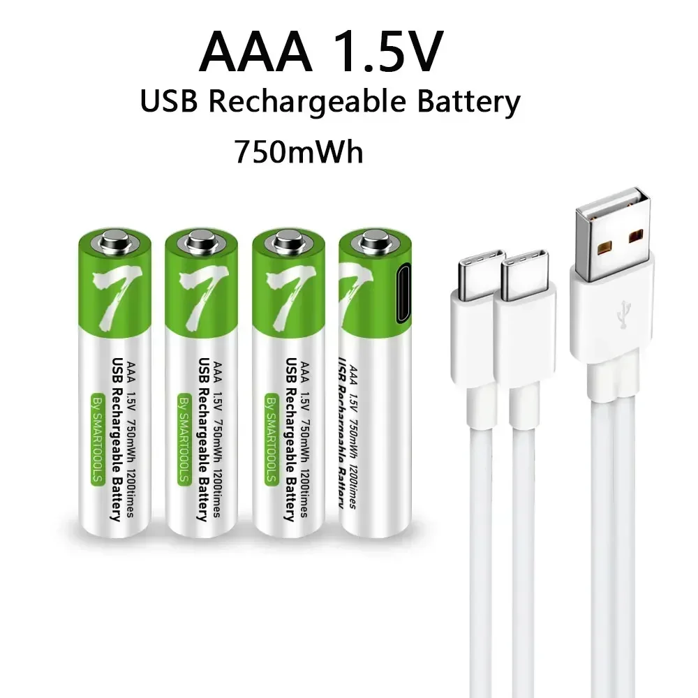 AAA Battery 1.5V 750mWh Rechargeable Battery Ah Suitable for LED Light Toy MP3 Long Life Аккумулятор Ааа Pilha Recarregavel Aaa