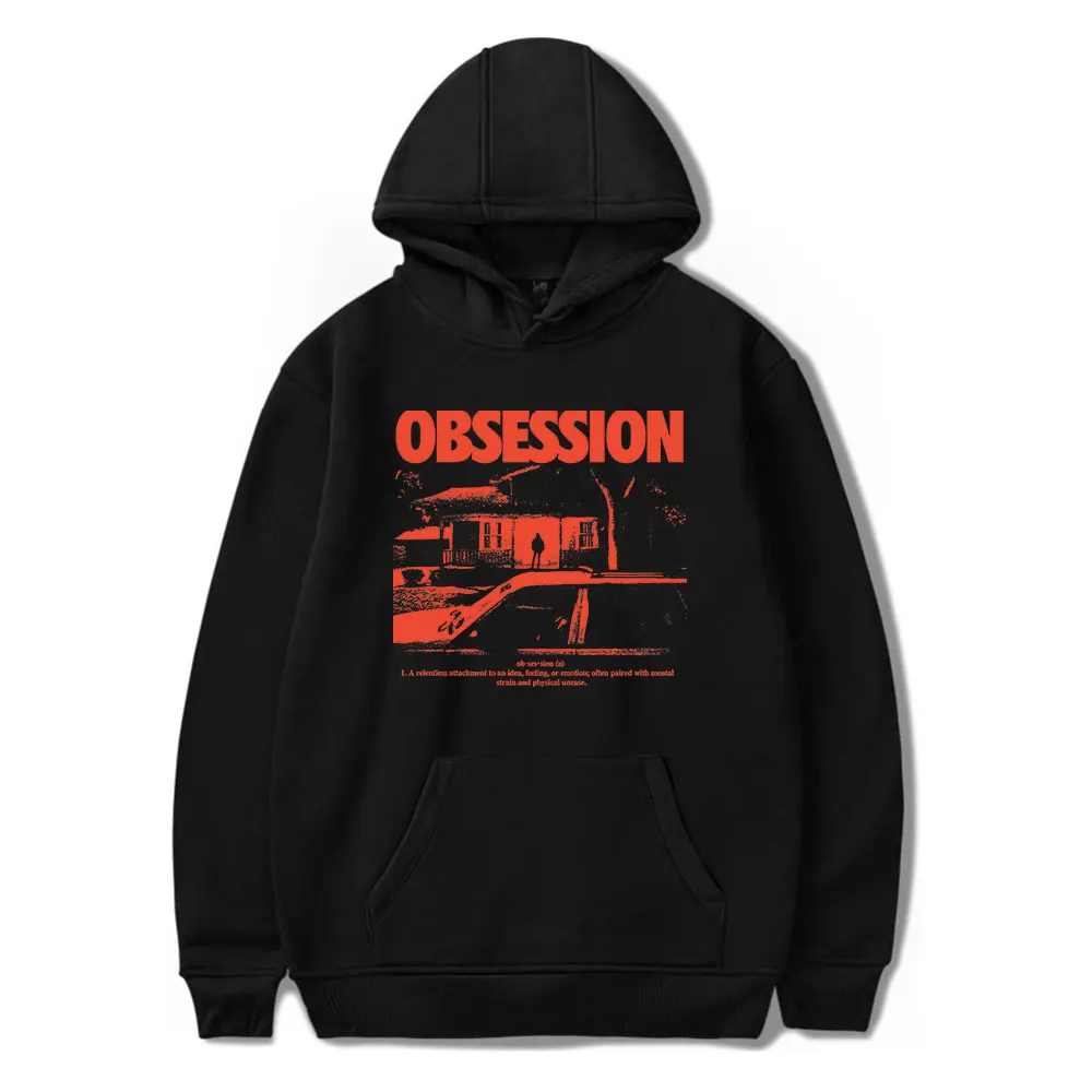 Sweat à capuche unisexe à manches longues avec poche, motif film Obsession, idéal pour le quotidien et les activités de plein air