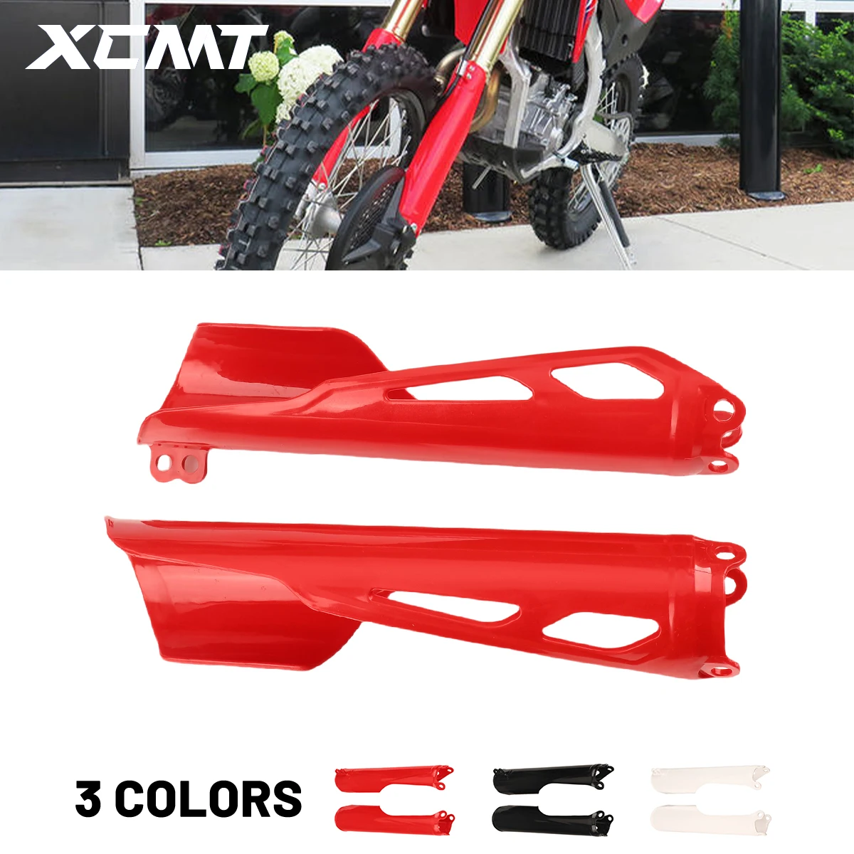 

For Honda 2019-2025 CRF 250 300 450 CRF250 CRF450 CRF300 Motocross Dirt Bike Front Fork Guard Fork Shock Slider Protector Cover