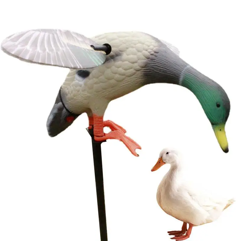 

Decoy Mallard Ducks Flexible Duck Decoy Spinning Wing Remote Controller Electric Duck Decoy Battery Powered For Duck Hunting