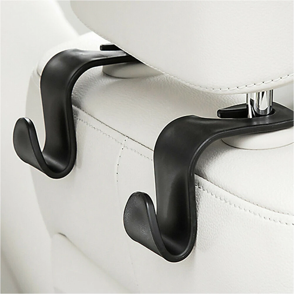 Gancho Universal para asiento trasero de coche, colgador de reposacabezas, bolsa de coche, ganchos para colgar ropa, Clip de sujeción Duarable,