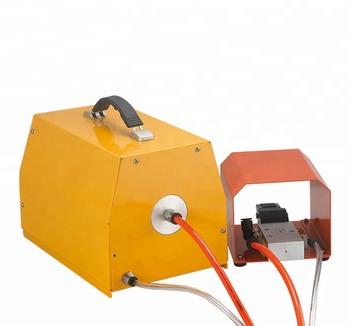 Pneumatic cable lug crimping machine, professional JST type terminal crimp processing tool