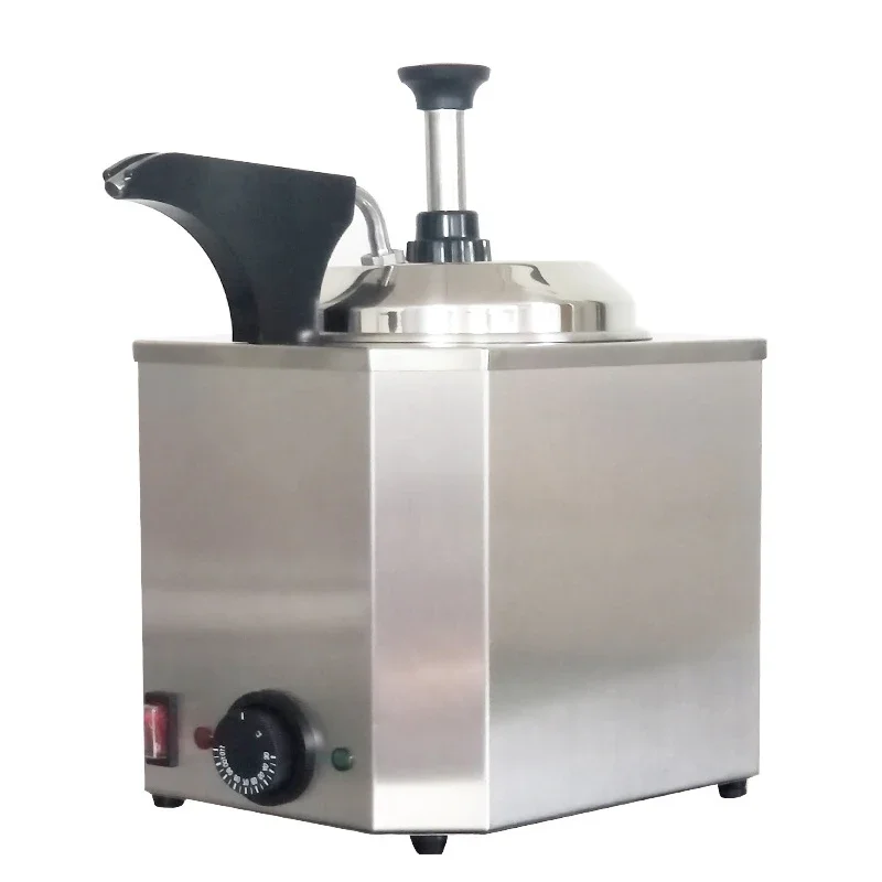 Dispensador de queso y mantequilla de 220V y 800W, máquina de Chocolate caliente, calentador, dispensador de salsa de dulce de acero inoxidable, CDN-350