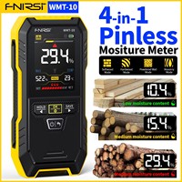 FNIRSI WMT-10 Inductive Wood Moisture Meter Hygrometer Non-contact Timber Damp Wall Detector Non-destructive Humidity Tester