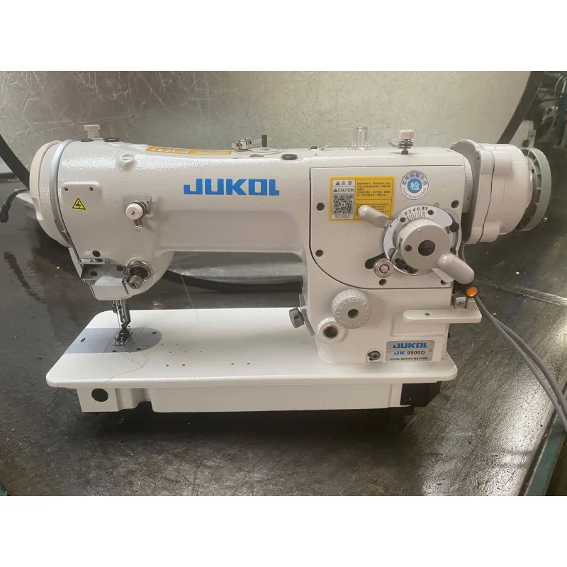 20U Computer Zigzag Stitch 100 Patterns Herringbone Industrial Sewing Synchronized Triangle Needle Machine Big B