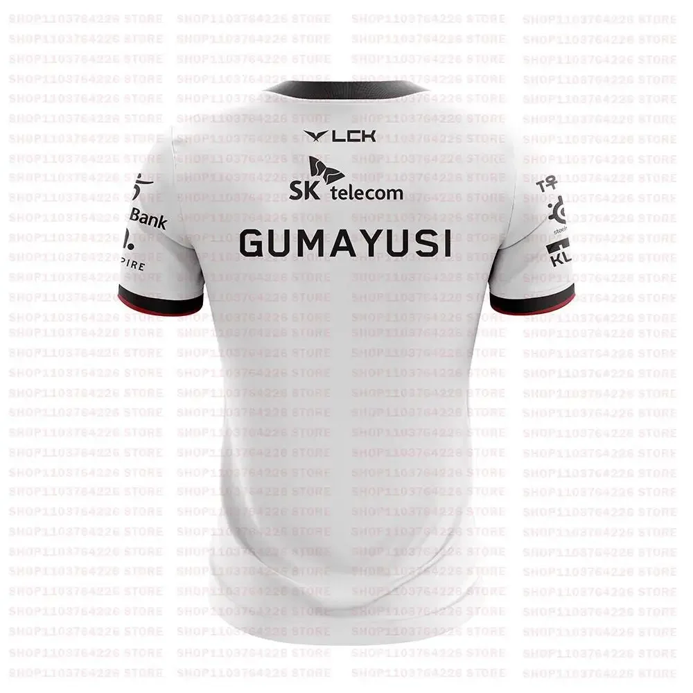 Men's uniform sweater LOL S14 FAKER,  SKT T1, electronic sports T-shirt 3D sports game T-shirt, children's short sleeved T-shirt image 5