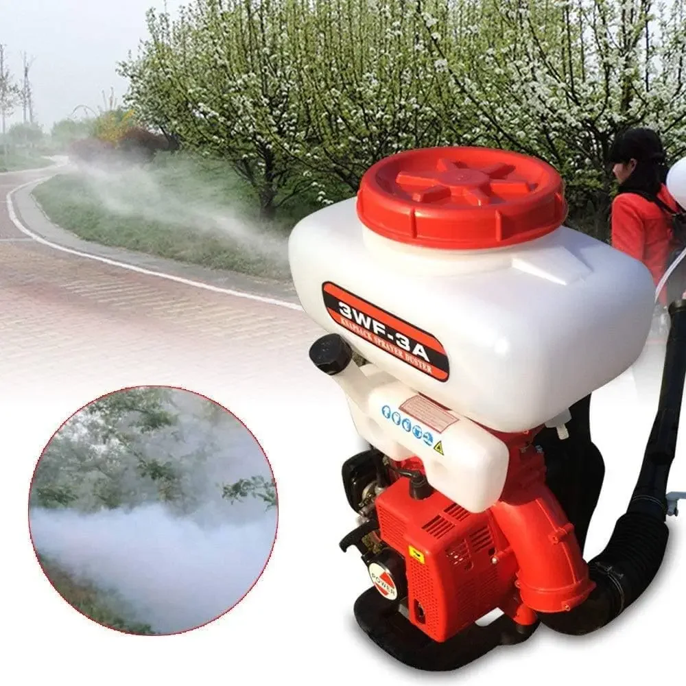 Mist Duster Sprayer, 43CC Backpack Gasoline Powered Garden Blower Machine with 14L Tank