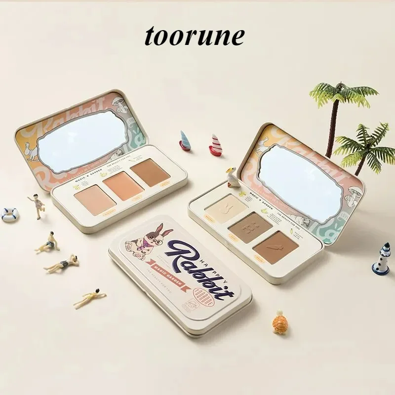 

toorune 3 Color Concealer to Cover Facial Spots Acne Lacrimal Groove Brighten Nose Shadow for All Skin Tones & Types Makeup