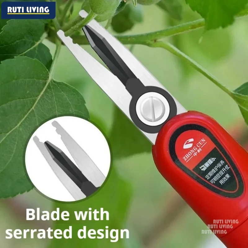 Electric Pruning Shears New Fruit Tree Thinning Flower Sparse Fruit Specialized Pruning Scissors Portable