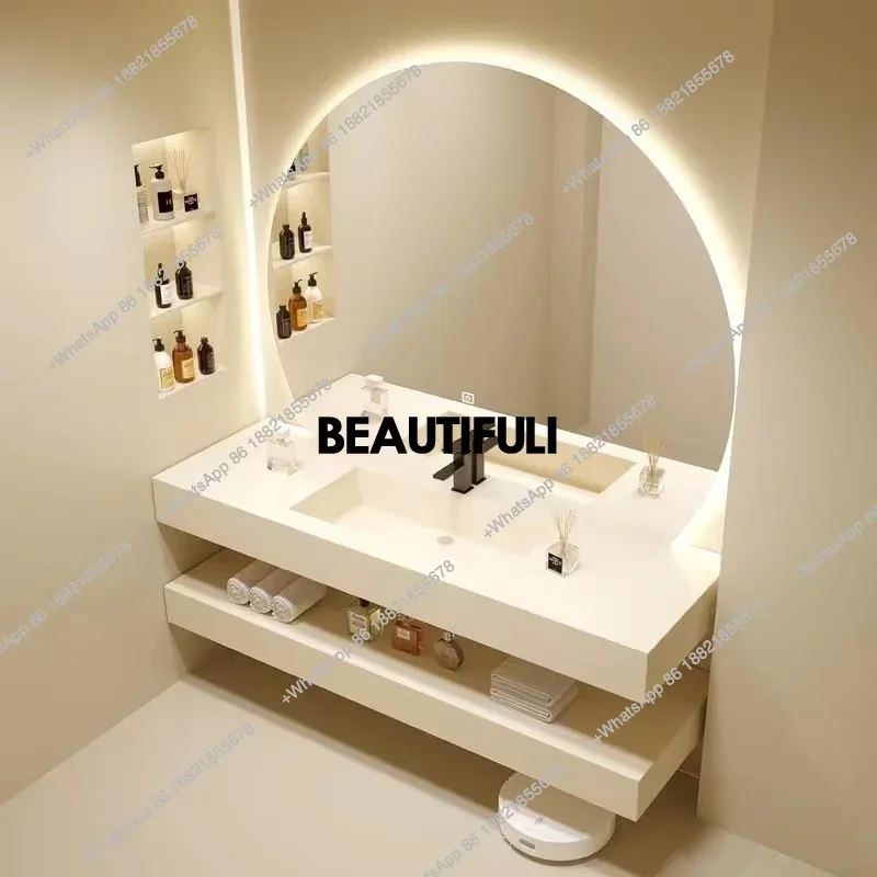 Discount Modern Toilet Bathroom Cabinet Organizer Vanity Accessories Perfume Cupboard Skincare Space Saver Gabinete Trendy Furni