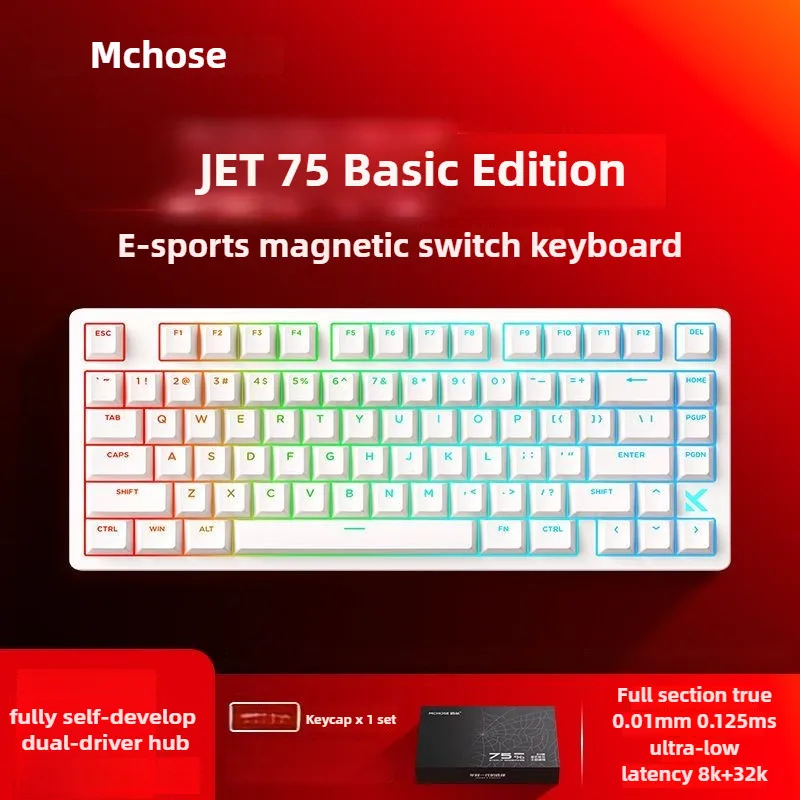 MCHOSE Jet 75 磁気スイッチ E スポーツ メカニカル キーボード 75