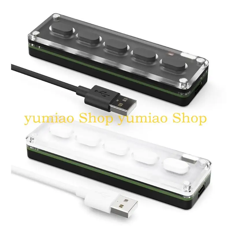 587B Программирование мини -клавиатура МЕХАНИЧЕСКАЯ КЛЕЙСА 5 КЛЮЧЕС