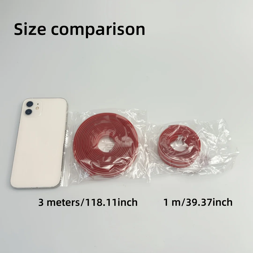 1 قطعة 1 متر/3 متر ث نوع مكافحة عثرة قطاع طاولة القهوة مكافحة عثرة حماية قطاع مصدات منزلية شفافة #2