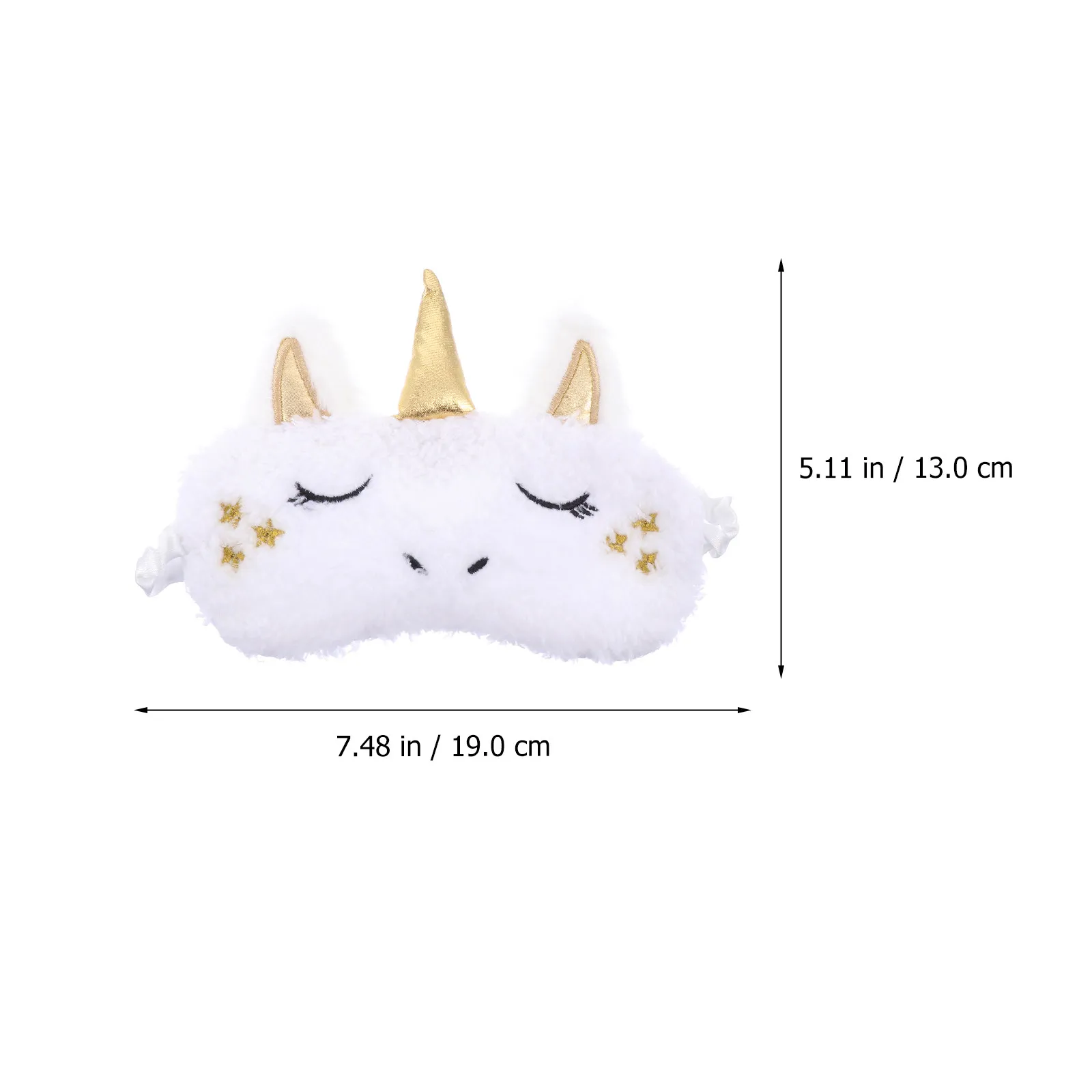 1Pcs Unicorn Sleeping Eye Mask Soft Skin-Friendly Fabric Elastic Band for Travel Nap Flight Train Sleep Light Blocking