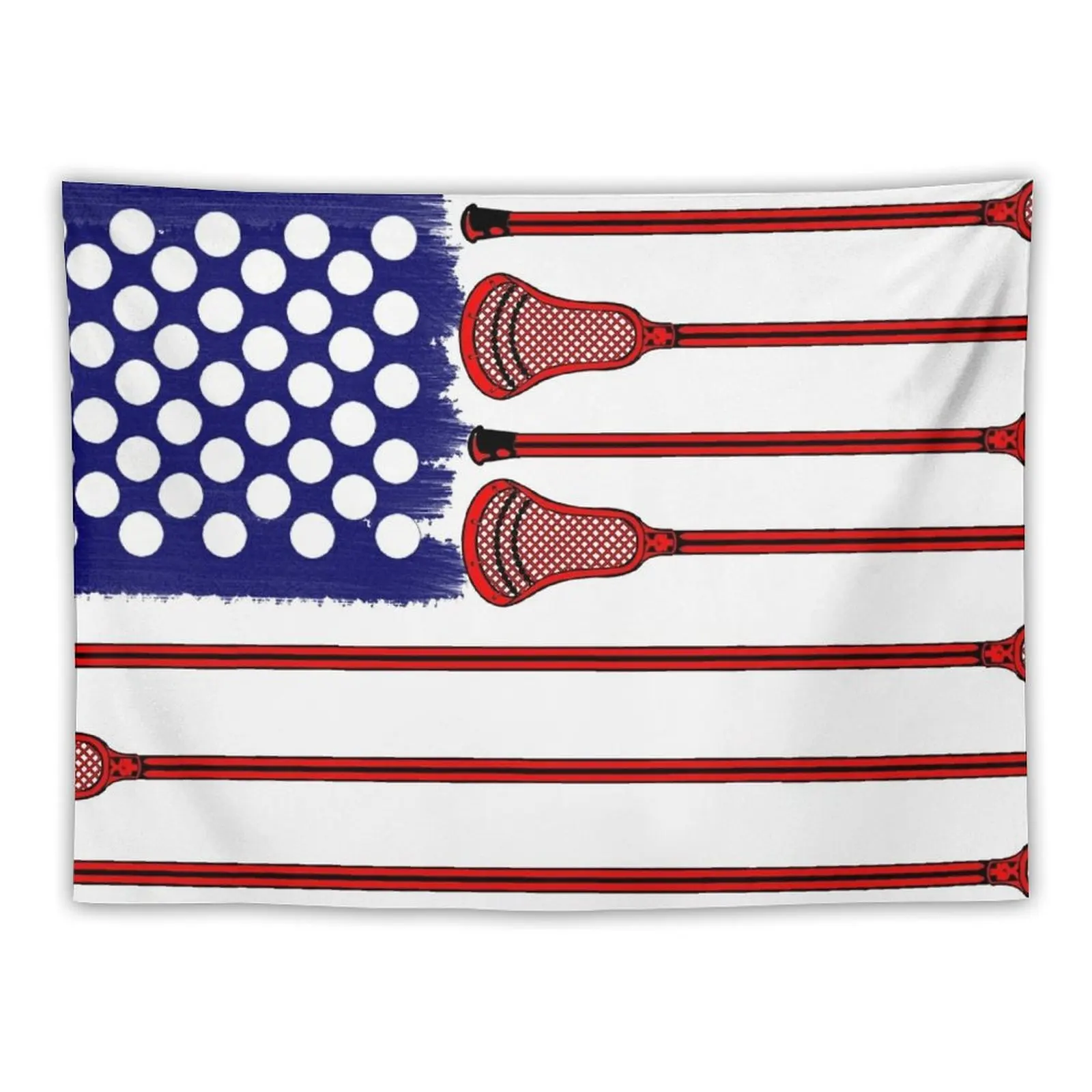 

Lacrosse AmericasGame Tapestry Room Aesthetic Aesthetic Room Decor Tapestry