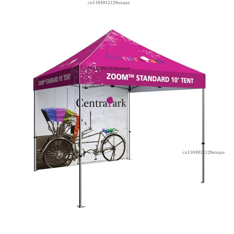 Customized Large Outdoor 50mm Commercial Trade Show Folding Tent 3x3m/3x4.5m/3x6m 300D/600D Oxford Cloth UV Protection