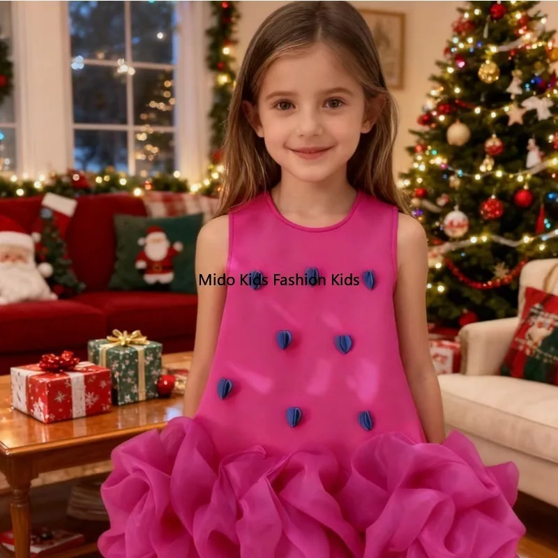Christmas Party Dress Fashion Floral Maxi Dress for All Seasons Holiday Evening Gown 90-140cm