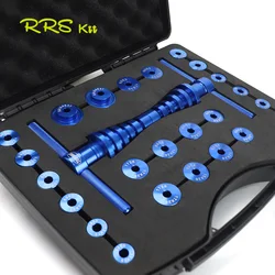 RRSKIT Bicycle Bearing Pressing Tool Set Aluminum Alloy Bike Wheels/Hub/Flower Drum/Tower Base Bearing Installation Press Tool