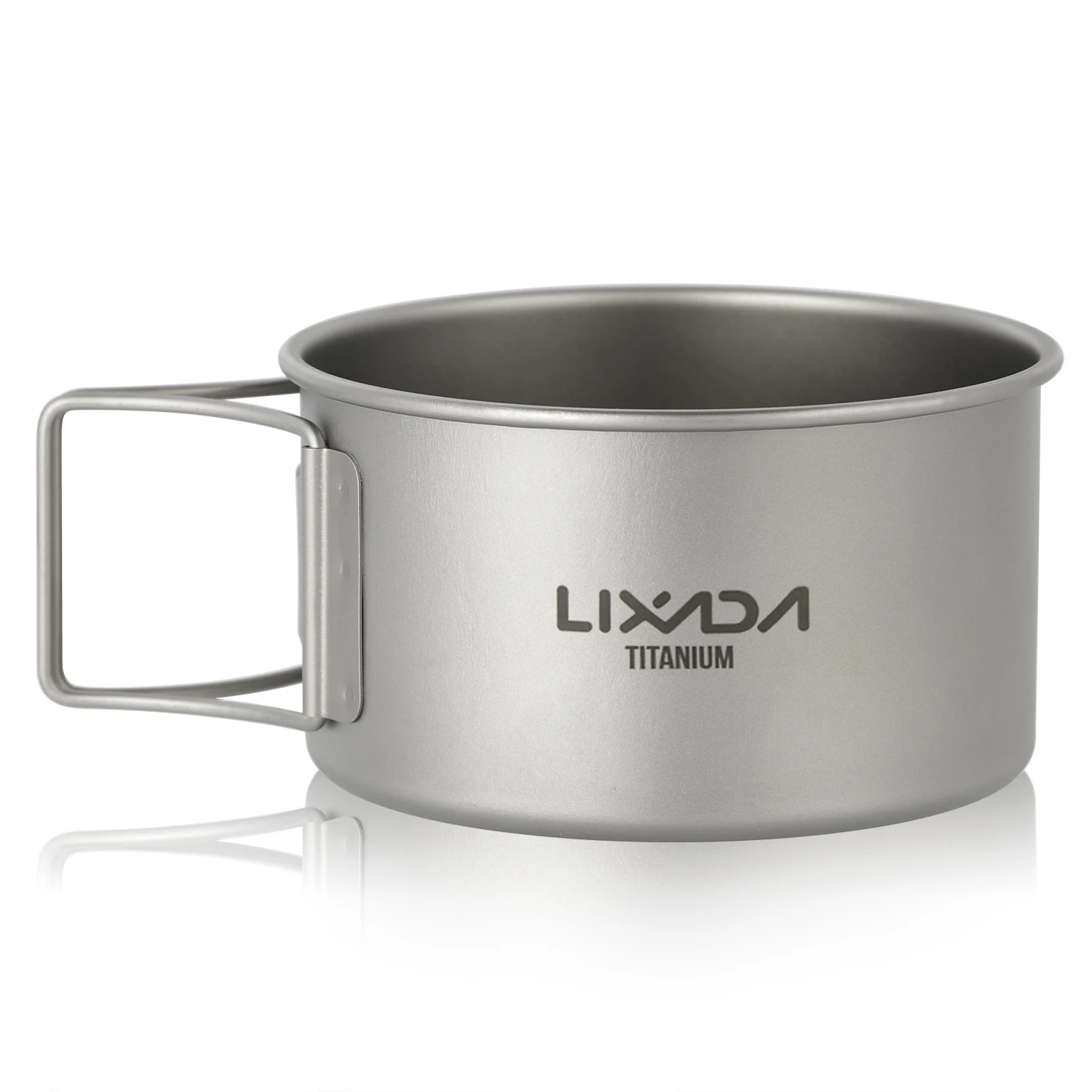 Lixada Titanium Bowl Camping Tableware with Folding Handles Dinner Food Container Outdoor Bowl for Outdoor Camping Hiking - view 4