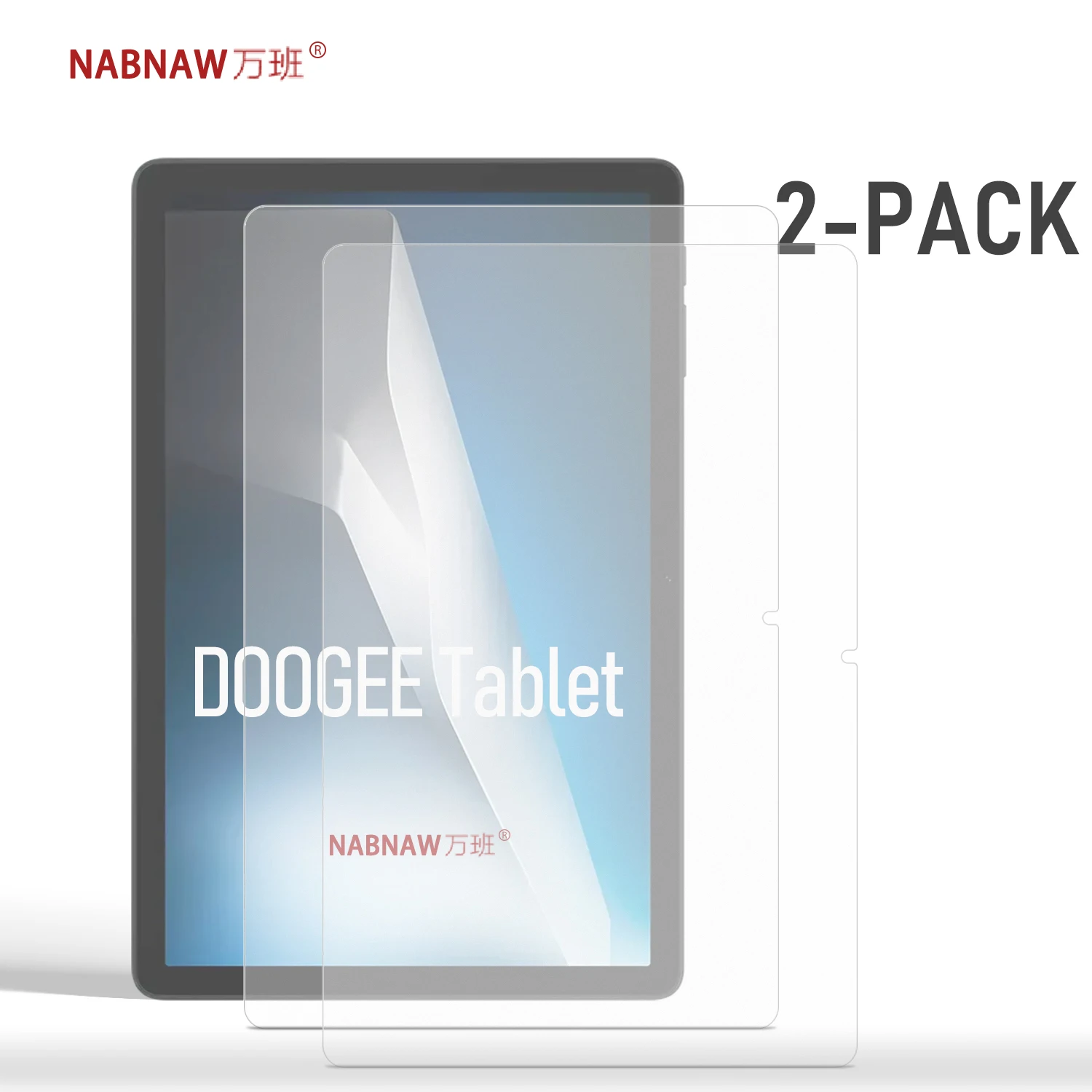 For Doogee Tab G6 G6pro G6plus G5 Tempered Glass Protector On Doogee Tab A9 A9pro A9plus E3plus E3pro V Pad 5G U11 Pro 2-Pieces