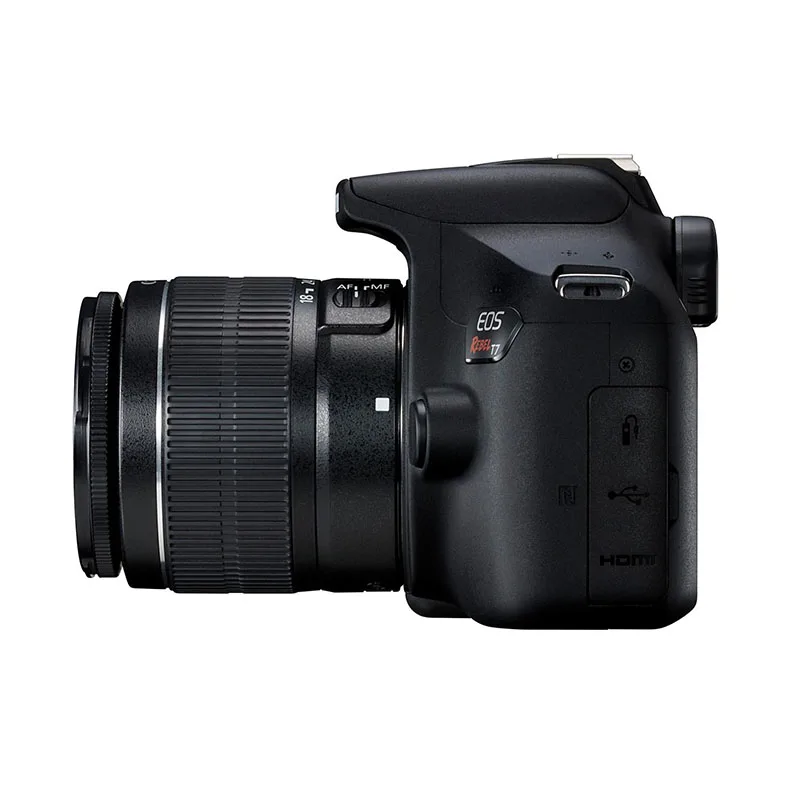 طقم عدسات Canon T7 وeos Rebel ، طقم عدسات 18-55 ، عدسة 55-