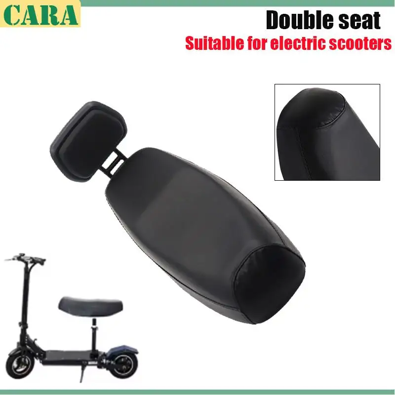 

Electric scooter modified with double seat cushion and backrest support, suitable for 10 inch scooter accessories
