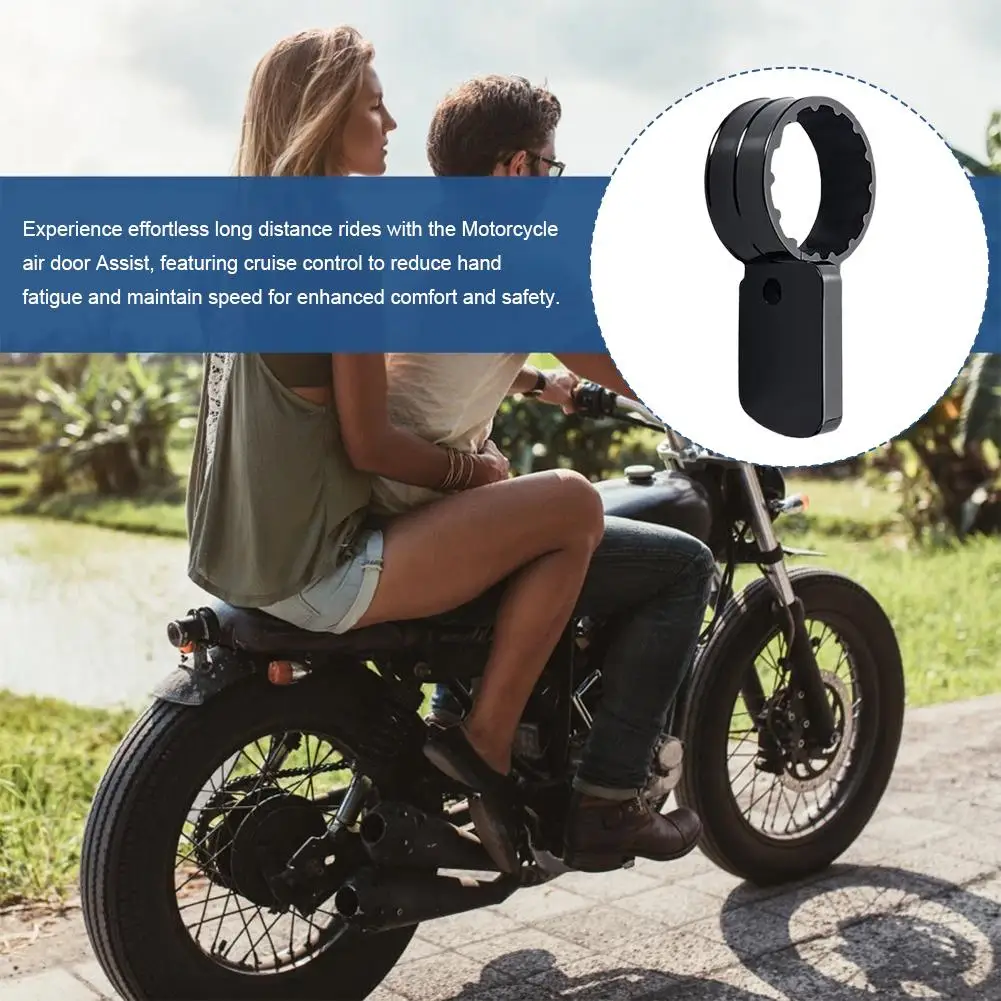 Universal Ergonomic Assist Grip Assist Cruise Control Grip For Motorcycles Reduce Hand Fatigue During Rides