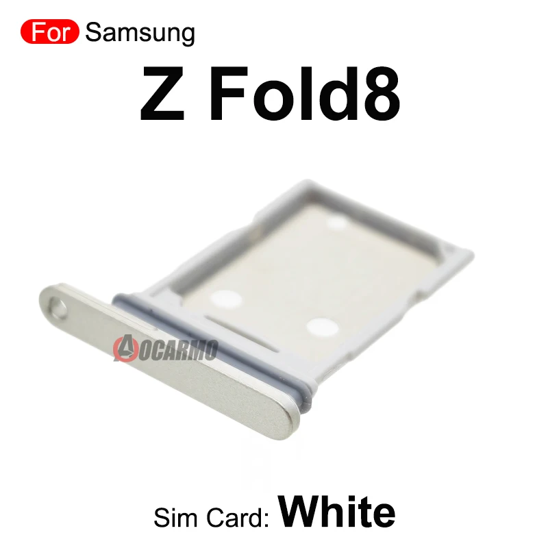 For Samsung Galaxy Z Fold 8 SM- F9710 Sim Tray Black/ Green/ Silver SIM Card Holder Slot Repair Parts