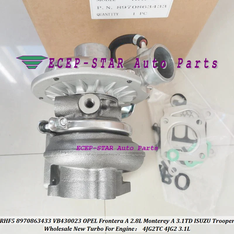 RHF5 VICC 8970863433 Turbo Turbocharger For OPEL Frontera A Monterey For ISUZU Trooper 4JB1T 2.8L TD 113HP 4JG2T 3.1L TD 114HP