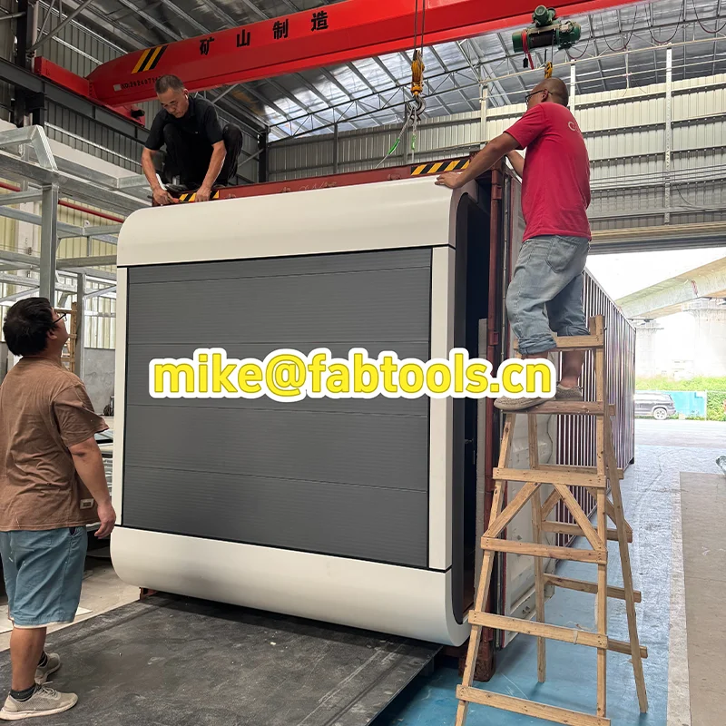 The Most Popular Specially Customized Large Villa Outdoor Sauna Room Shower Lounge Pavilion And Integrated Sauna Room