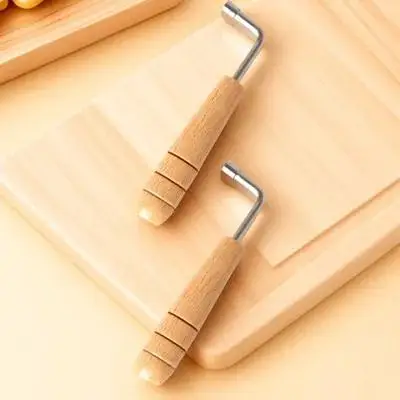 

2Pcs Lyre Tuning Wrench Stainless Steel Musical Instrument Tool Harp Key Adjustment String Better Sound Effect