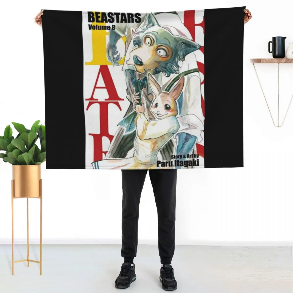 

Beastars Anime Throw Blanket Machine Washable Soft Warm Blanket